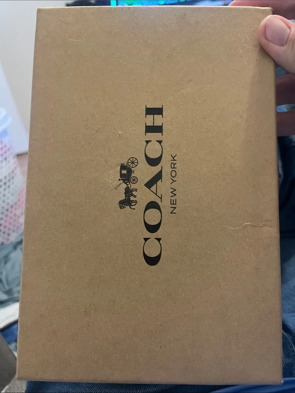 Coach New York Box - Brown with Black Logo